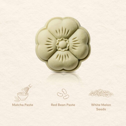 Multi Layer Mooncake - Matcha Red Bean